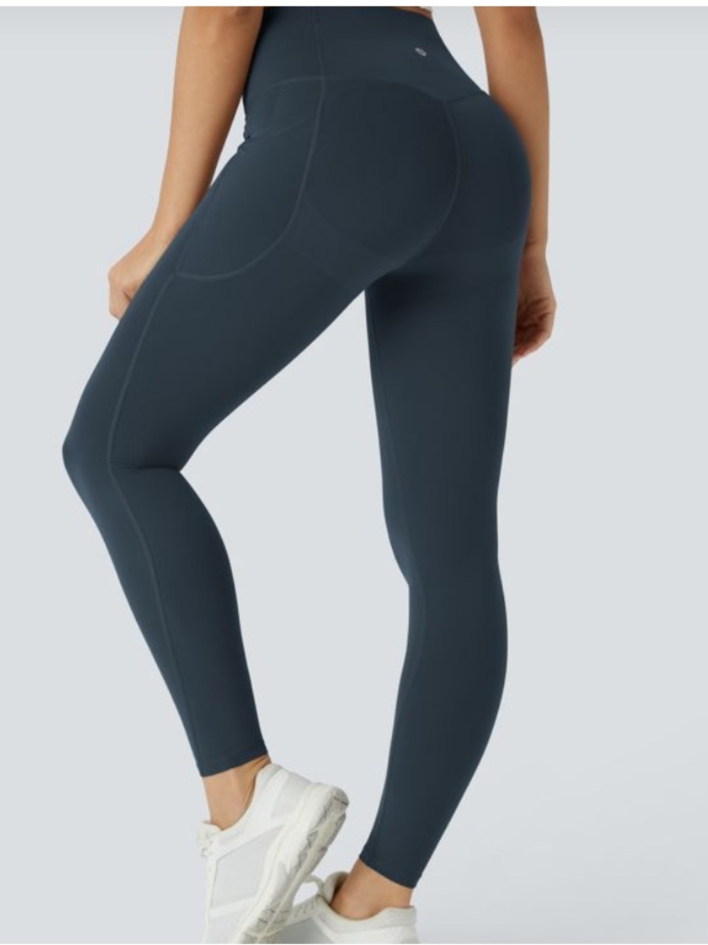 NWOT Halara UltraSculpt™ High Waisted Butt Lifting Tummy -carbon 7/8 length